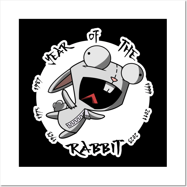 Gir, Year of the Rabbit Wall Art by Kitsuology